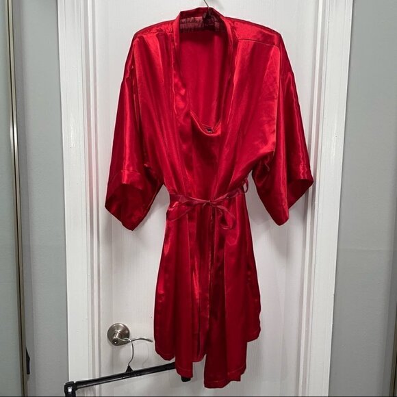 Apt.9 Intimates Robe and Night Gown 2 Piece Set Lightweight Solid Wrap Robe - Picture 1 of 6